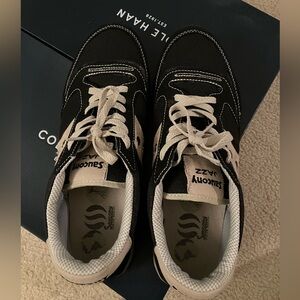 Men’s Saucony jazz, black canvas